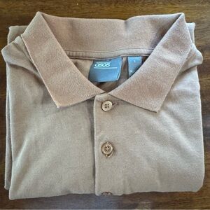 ASOS Men's Polo Shirt in Warm Brown